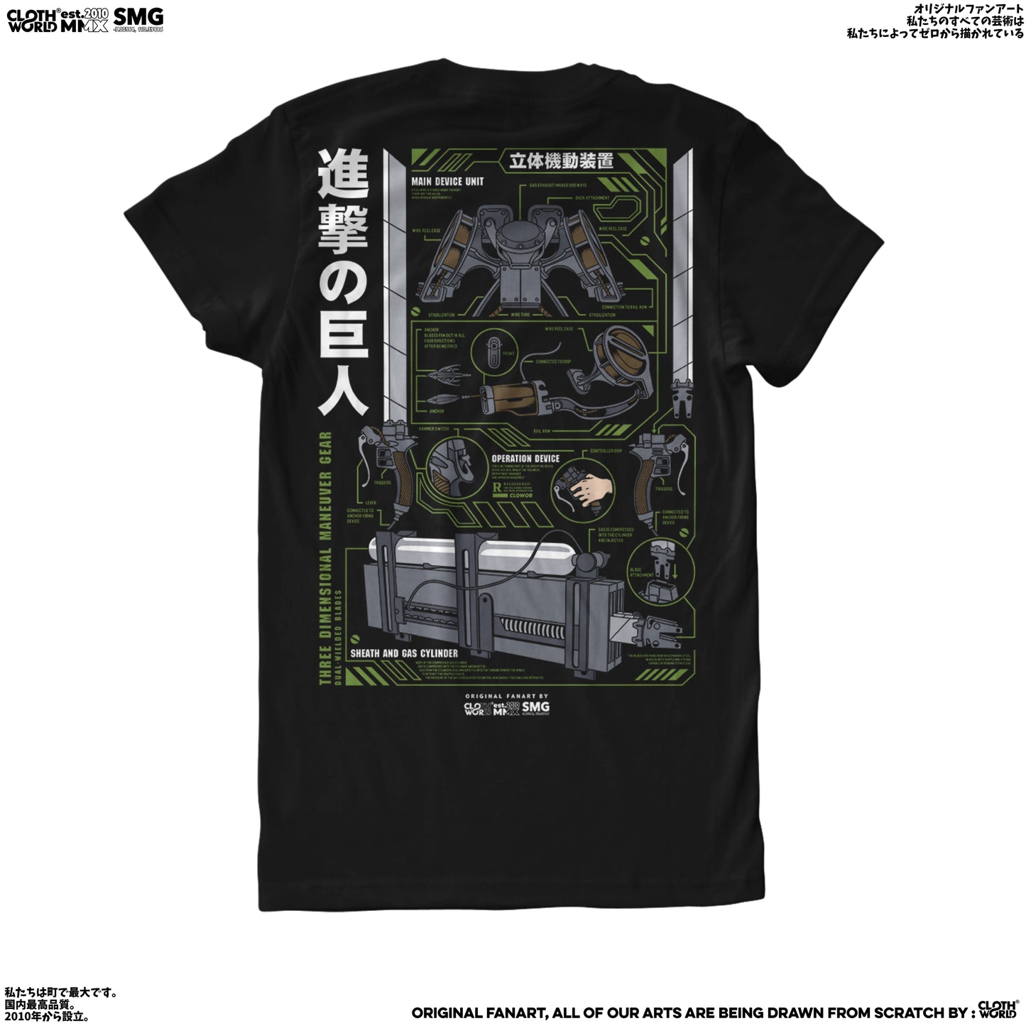 3D Maneuver Gear T-Shirt