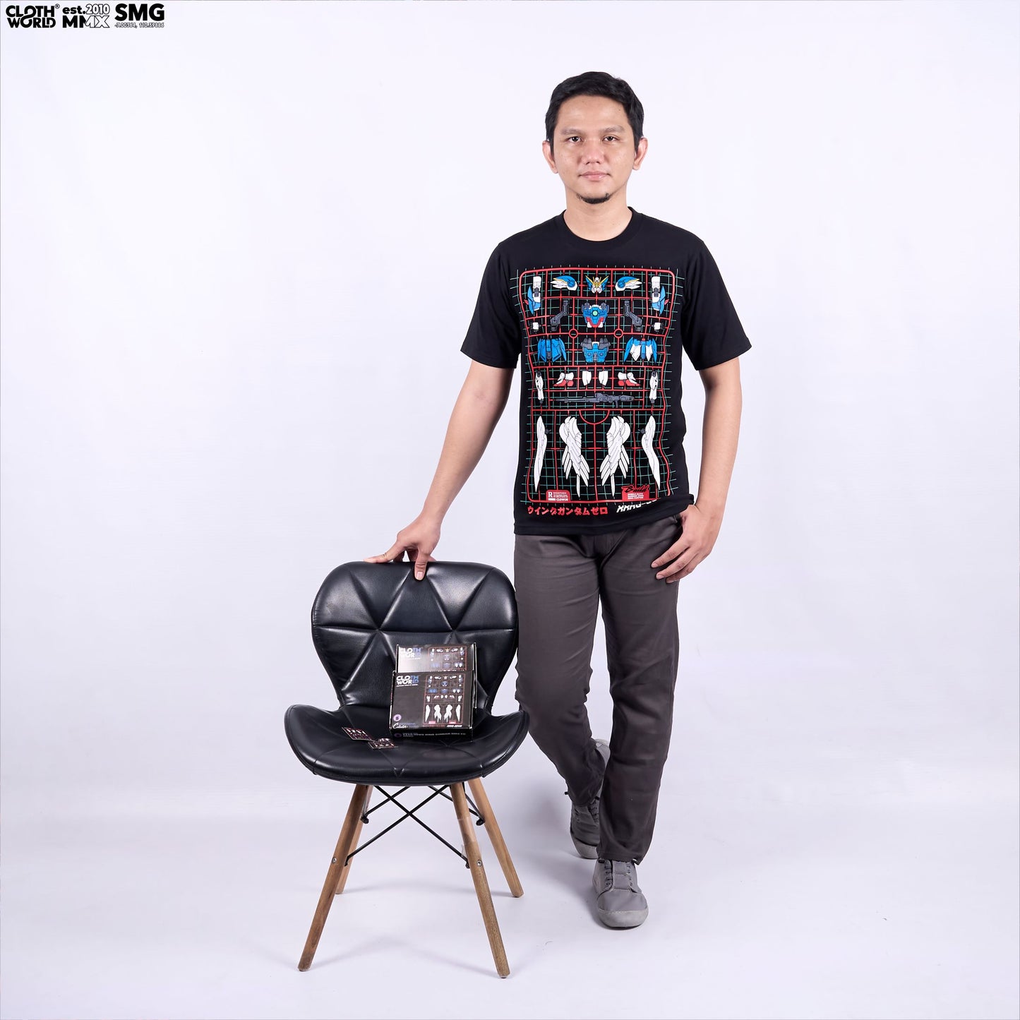 Gundam Wing Zero Custom XXXG-00W0 Gunpla Style T-Shirt