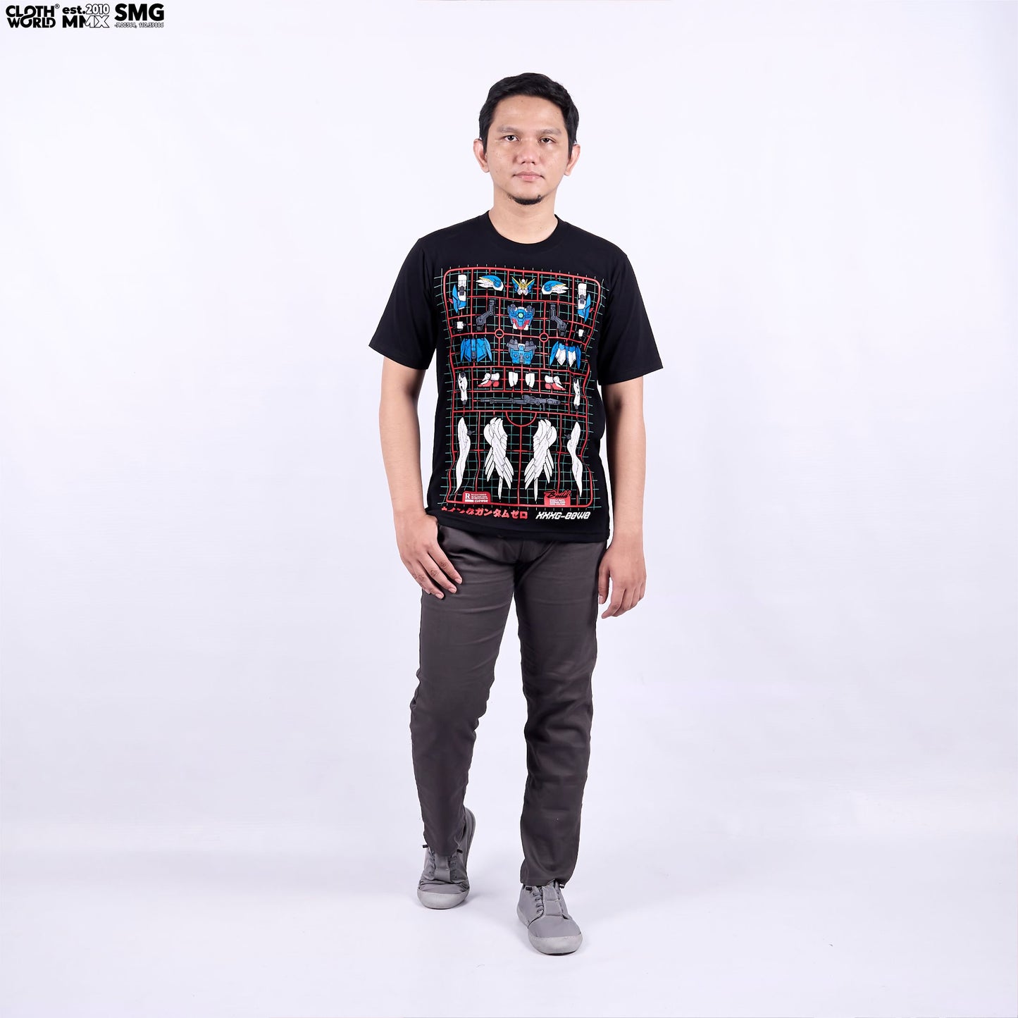 Gundam Wing Zero Custom XXXG-00W0 Gunpla Style T-Shirt