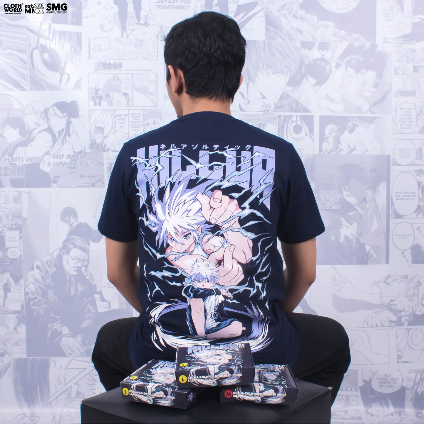 Killua Zoldyck Godspeed Mode T-Shirt