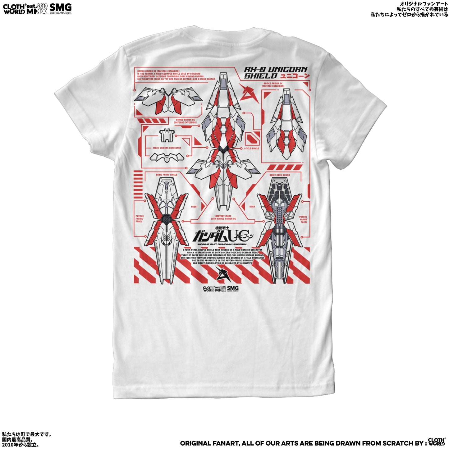 Shield of Unicorn Gundam T-Shirt