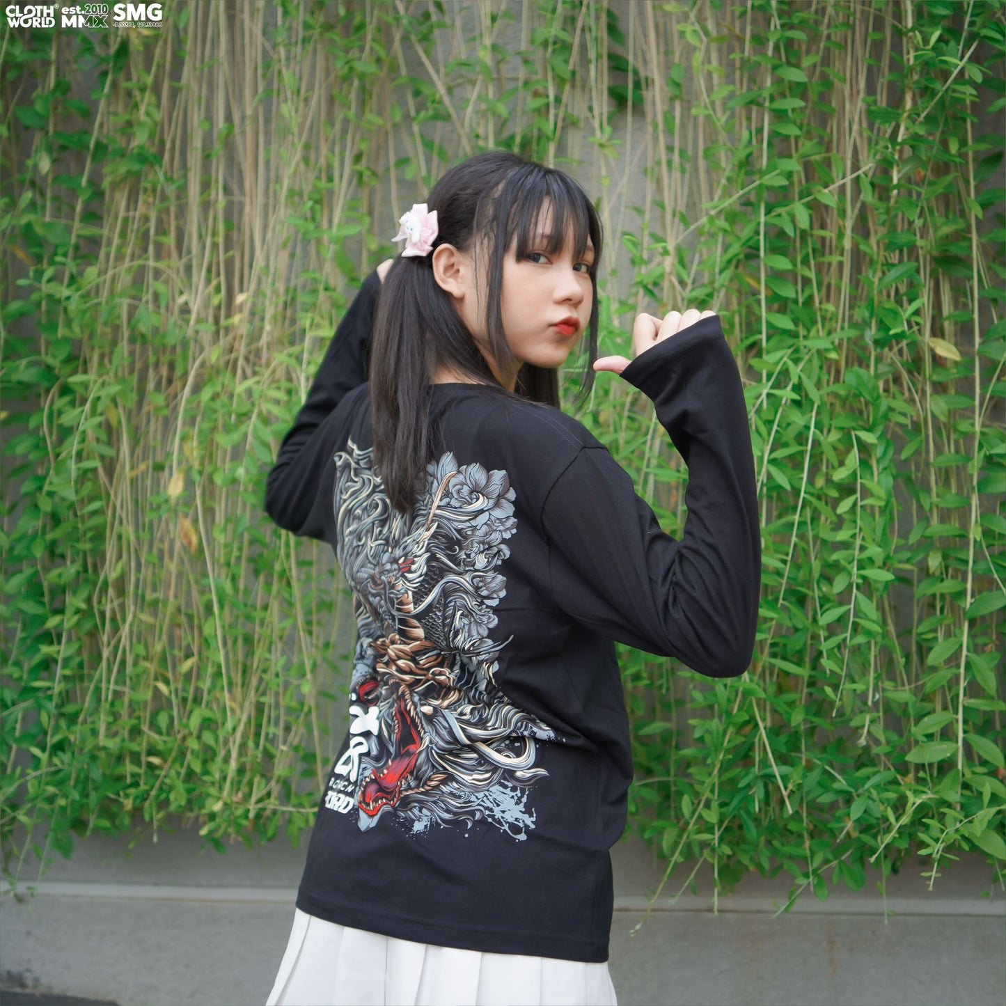 Roronoa Zoro Santoryu Dragon Dark Version T-Shirt Longsleeve