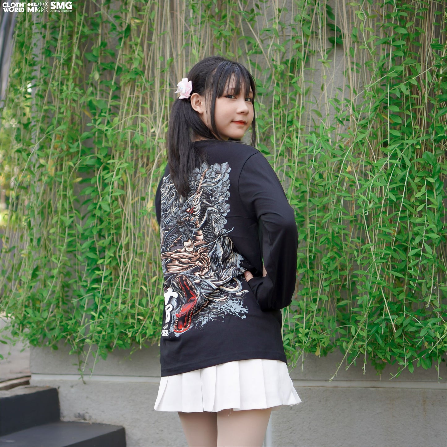 Roronoa Zoro Santoryu Dragon Dark Version T-Shirt Longsleeve