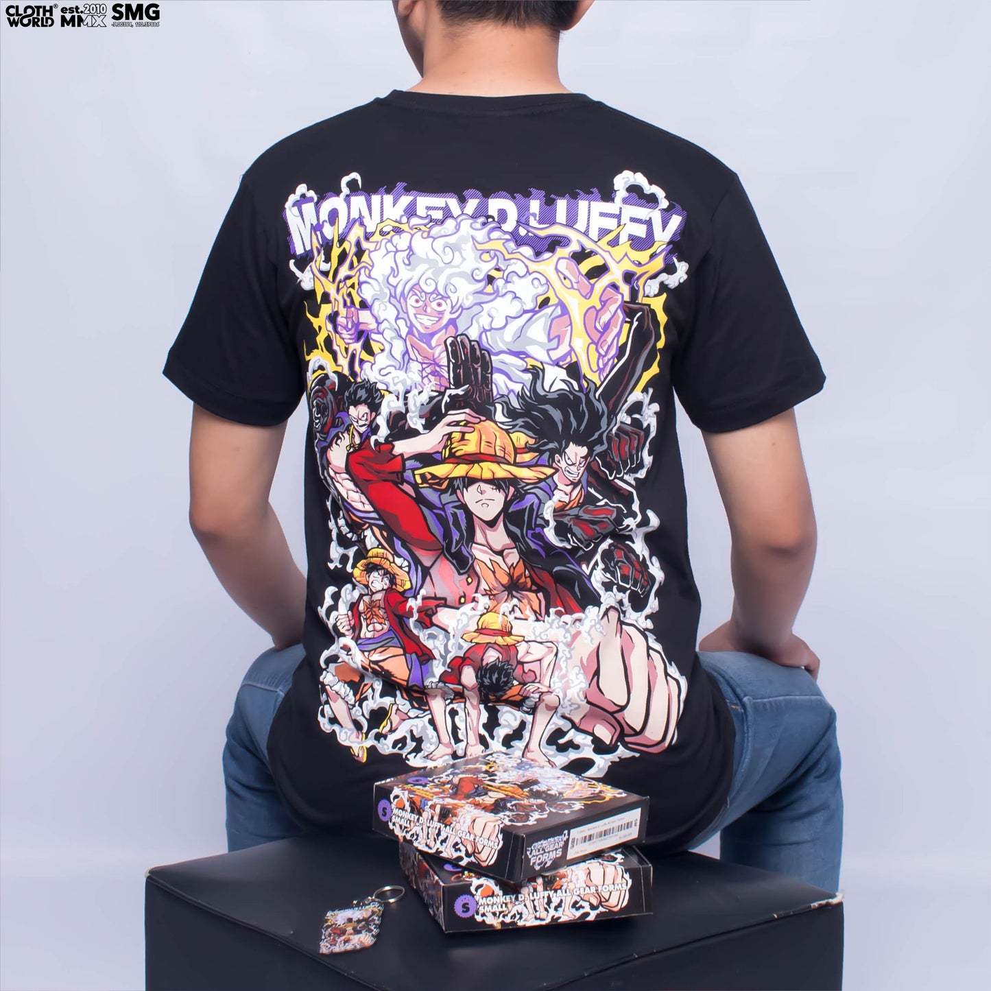 Monkey D. Luffy All Gear Forms T-Shirt
