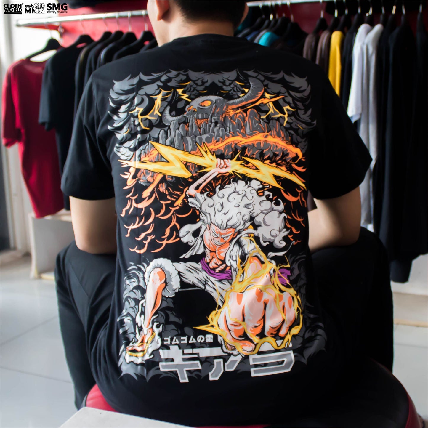 Luffy Gear 5th Gomu Gomu no Lightning T-Shirt