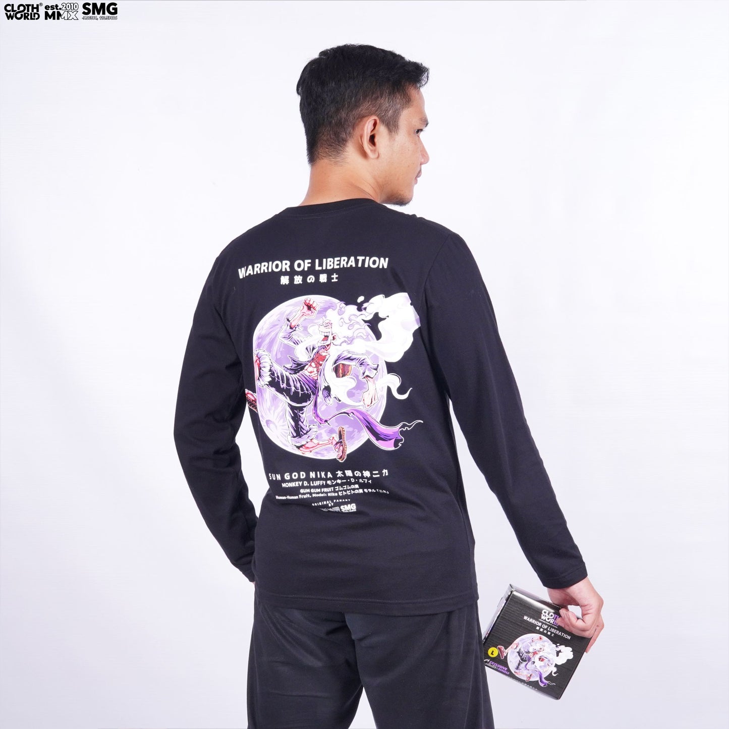 Luffy Warrior of Liberation Sun God Nika T-Shirt Longsleeve