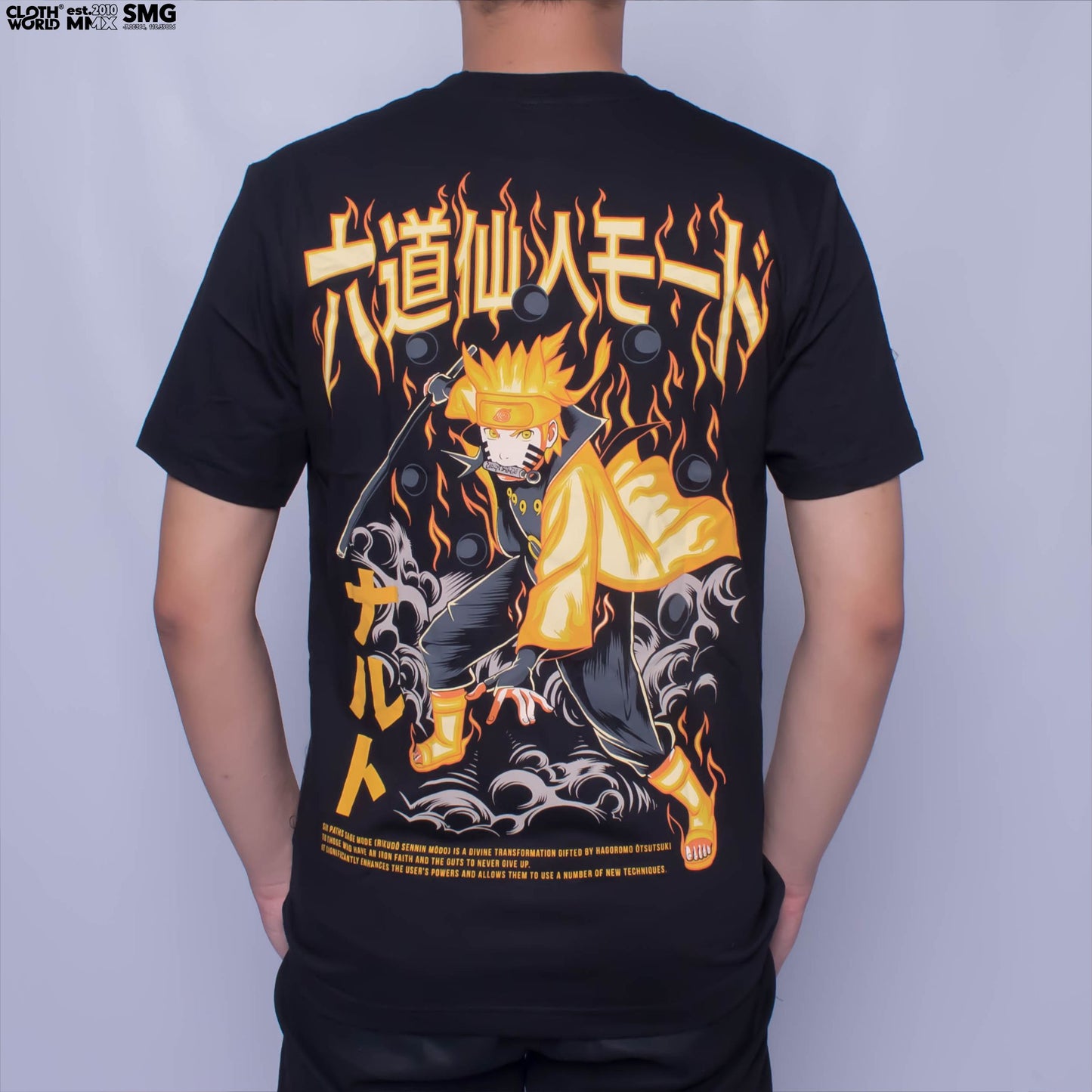 Uzumaki Naruto Six Paths Sage Mode T-Shirt
