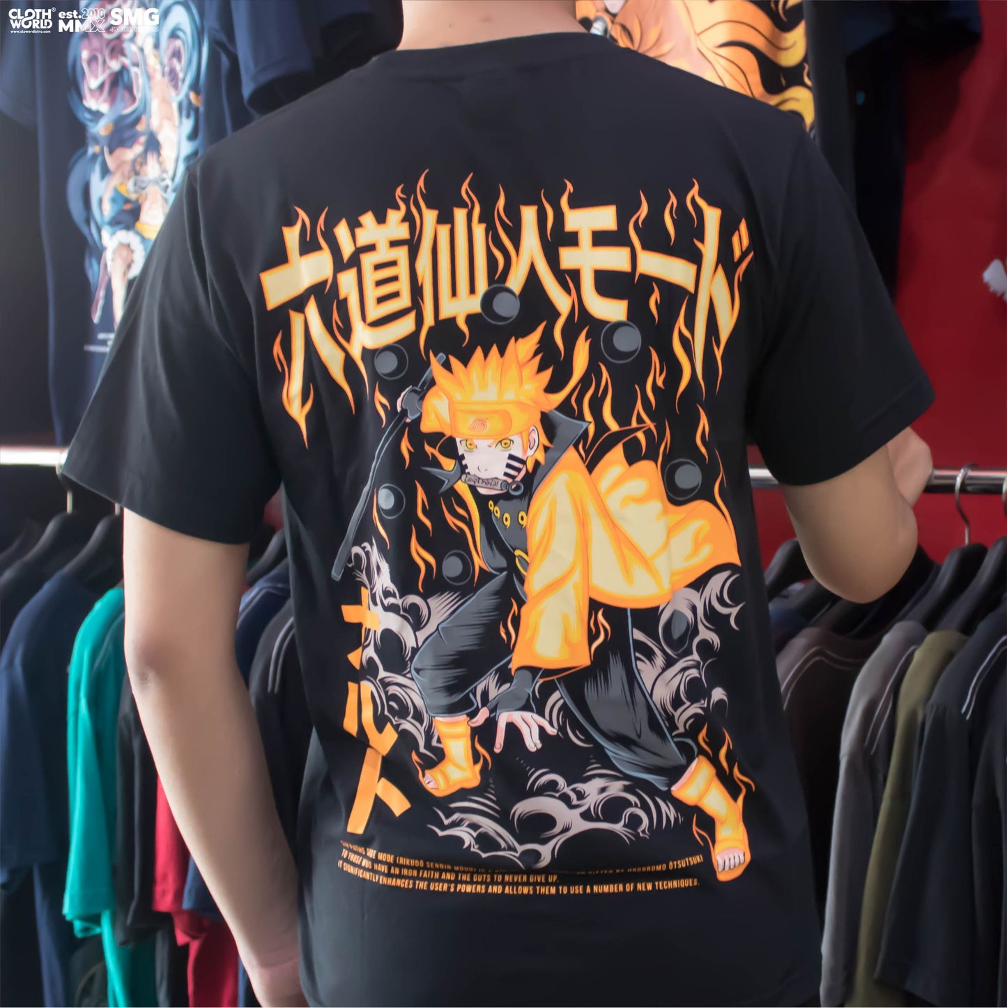 Uzumaki Naruto Six Paths Sage Mode T-Shirt