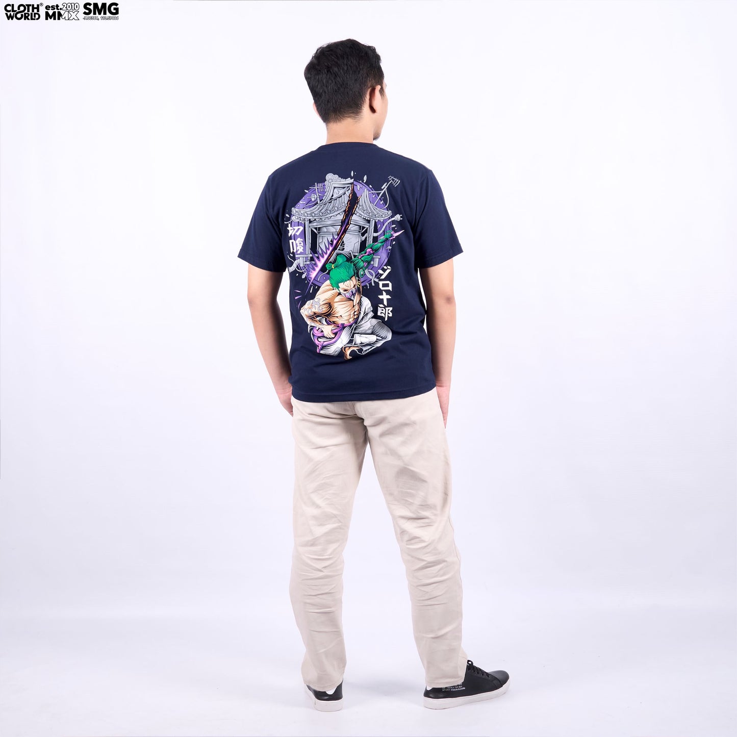 Roronoa Zoro Seppuku Cyberpunk T-Shirt