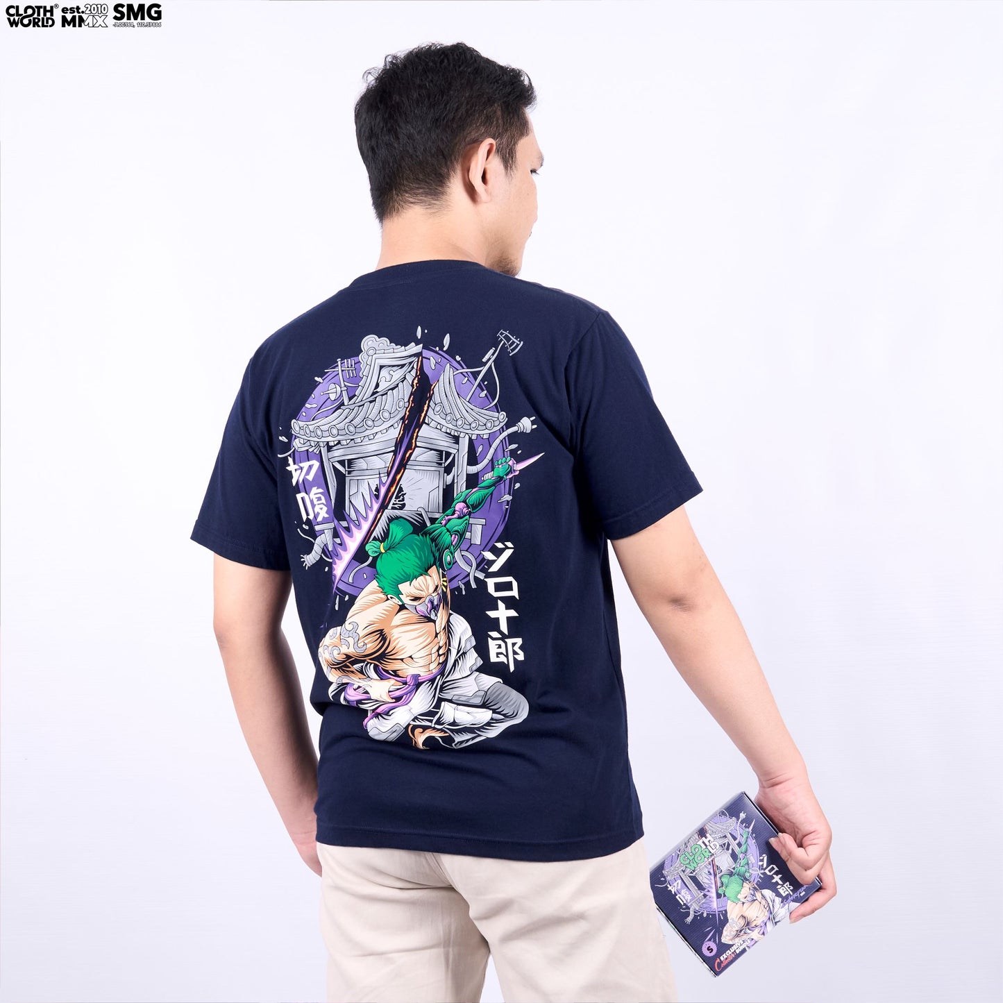 Roronoa Zoro Seppuku Cyberpunk T-Shirt