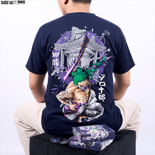 Roronoa Zoro Seppuku Cyberpunk T-Shirt