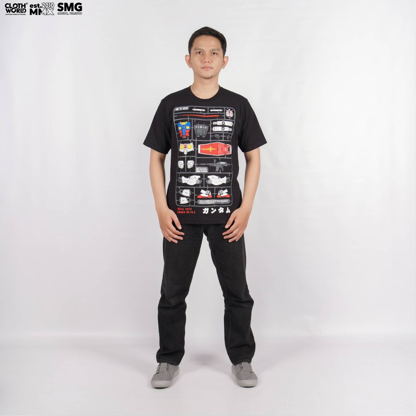 Gundam RX-78-2 Gunpla Set Style T-Shirt