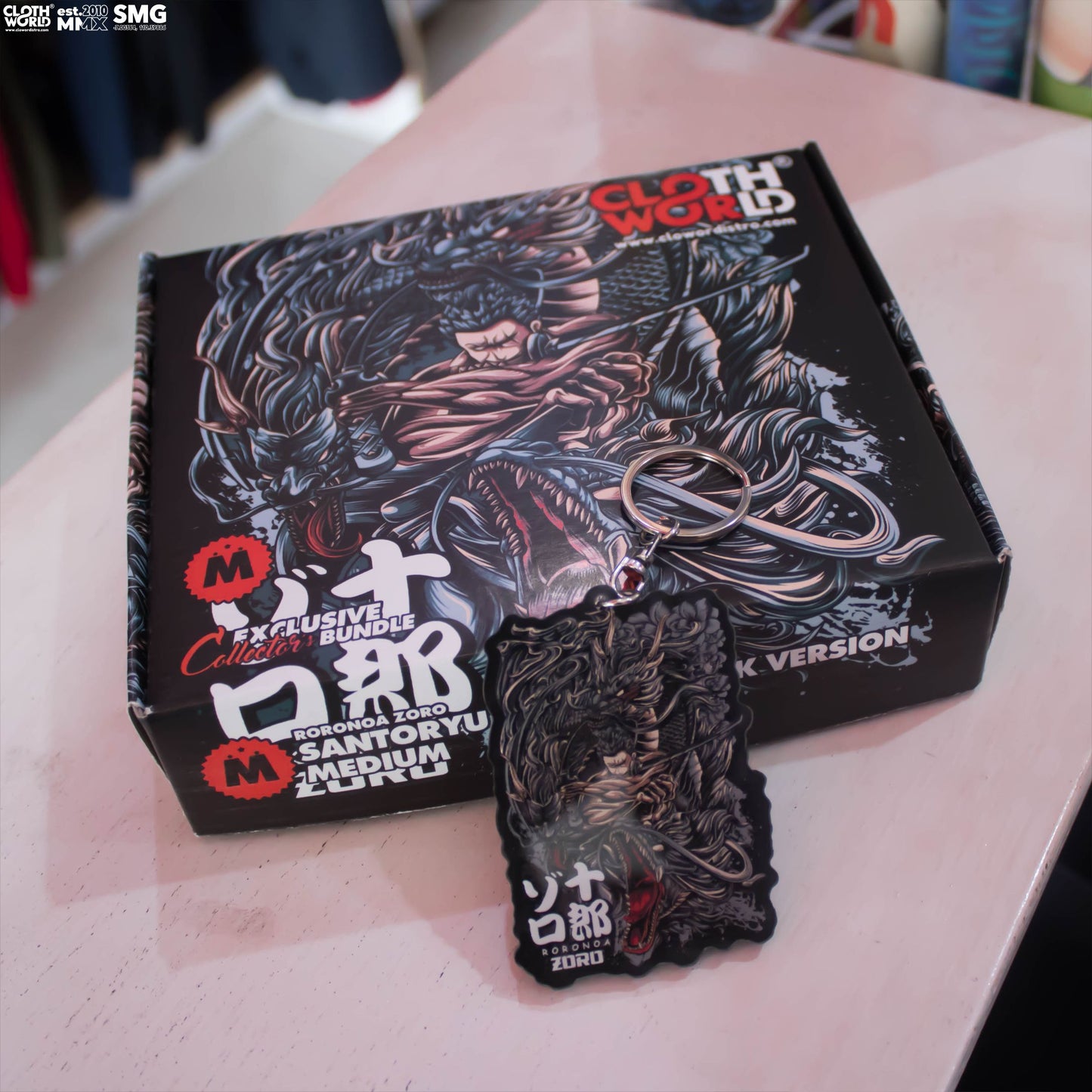 Roronoa Zoro Santoryu Dragon Dark Version T-Shirt Longsleeve