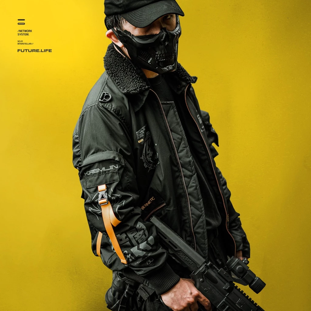 CROSSBONE Bomber jacket Black Tactical KREMLIN