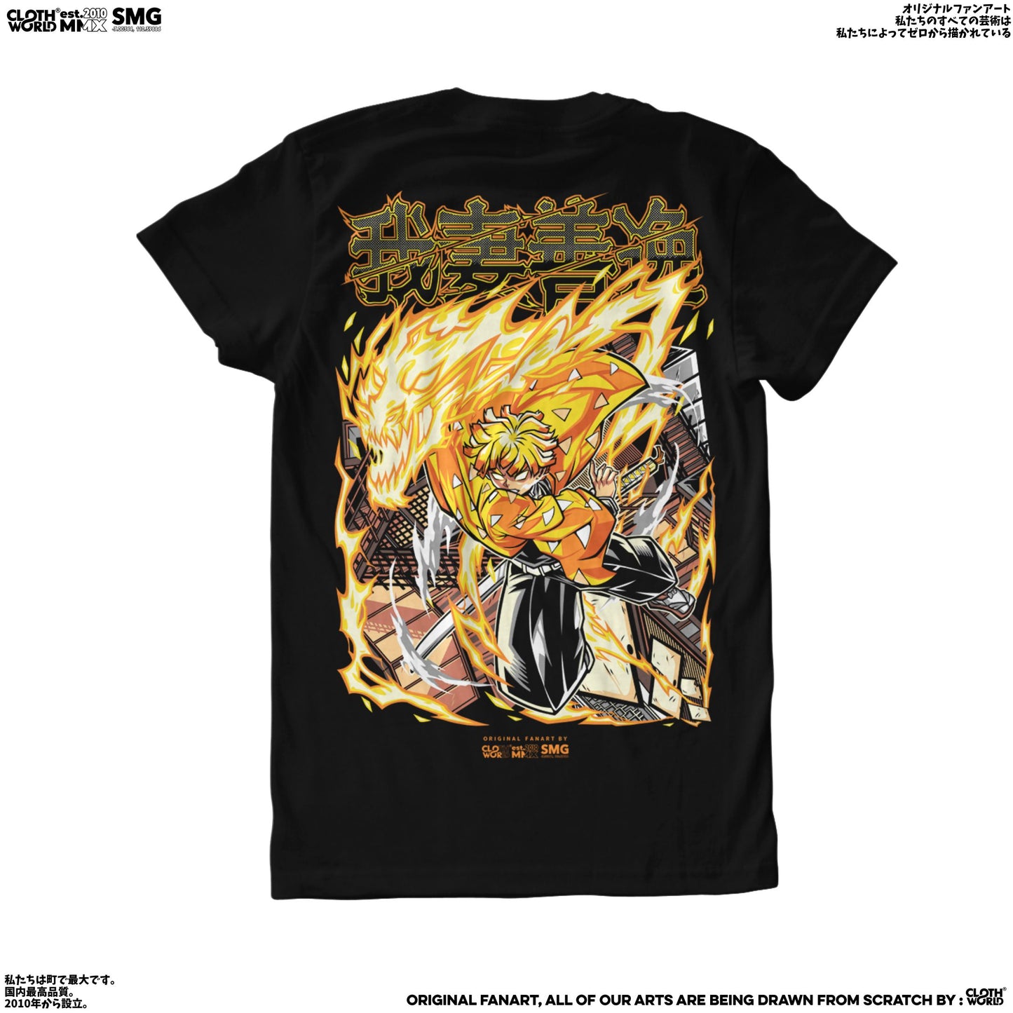 Agatsuma Zenitsu Flaming Thunder God T-Shirt