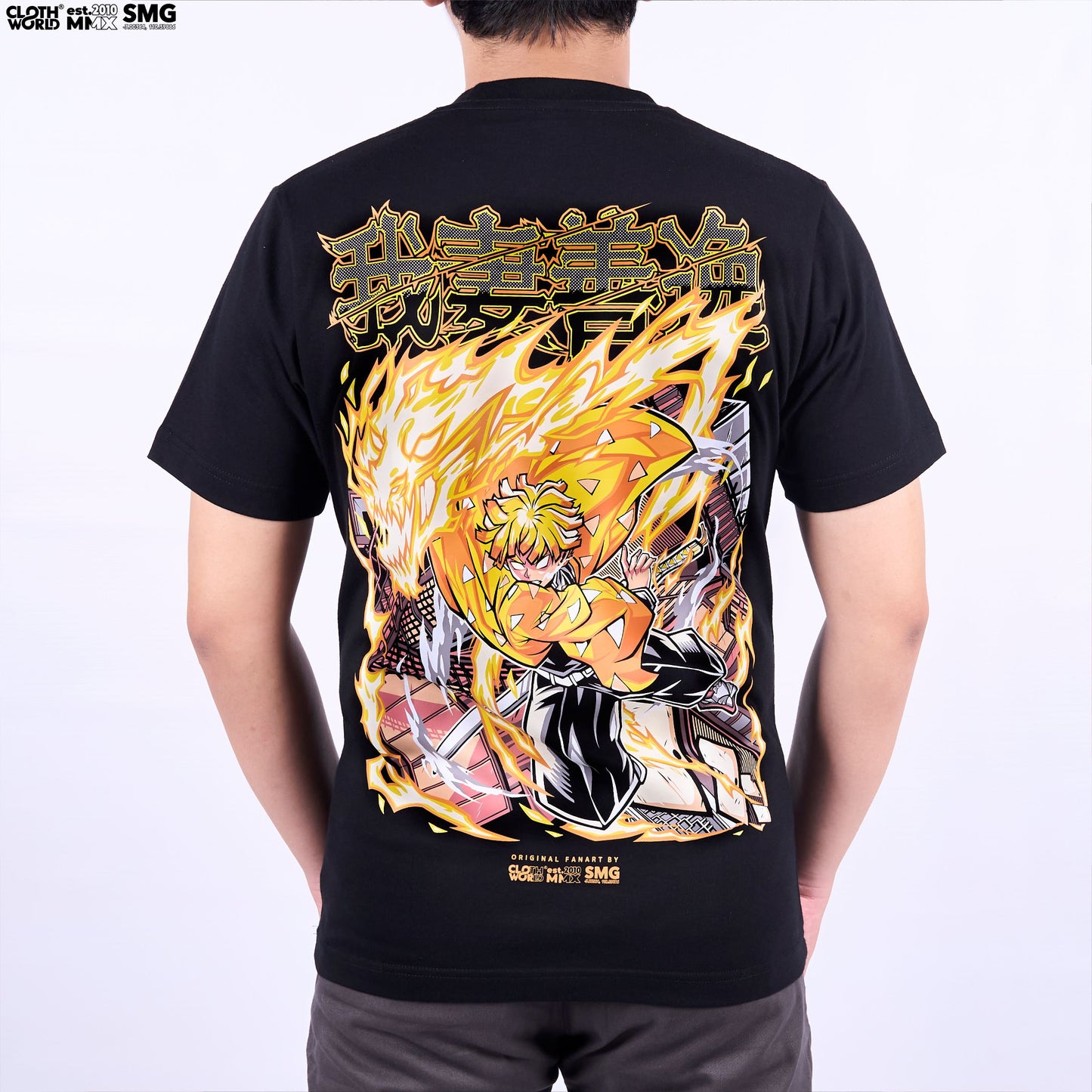 Agatsuma Zenitsu Flaming Thunder God T-Shirt
