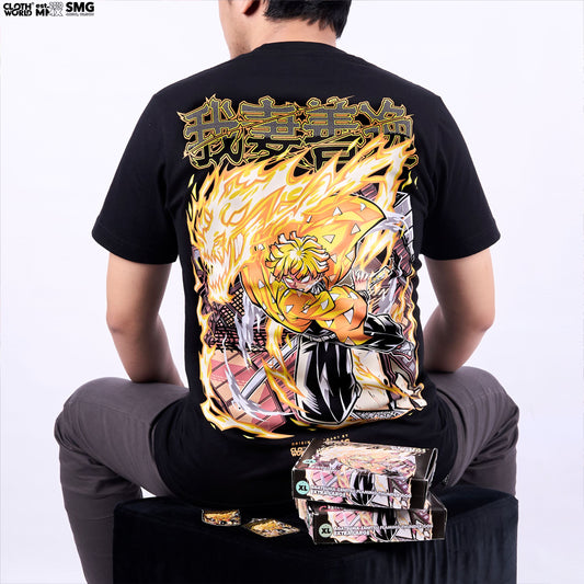 Agatsuma Zenitsu Flaming Thunder God T-Shirt
