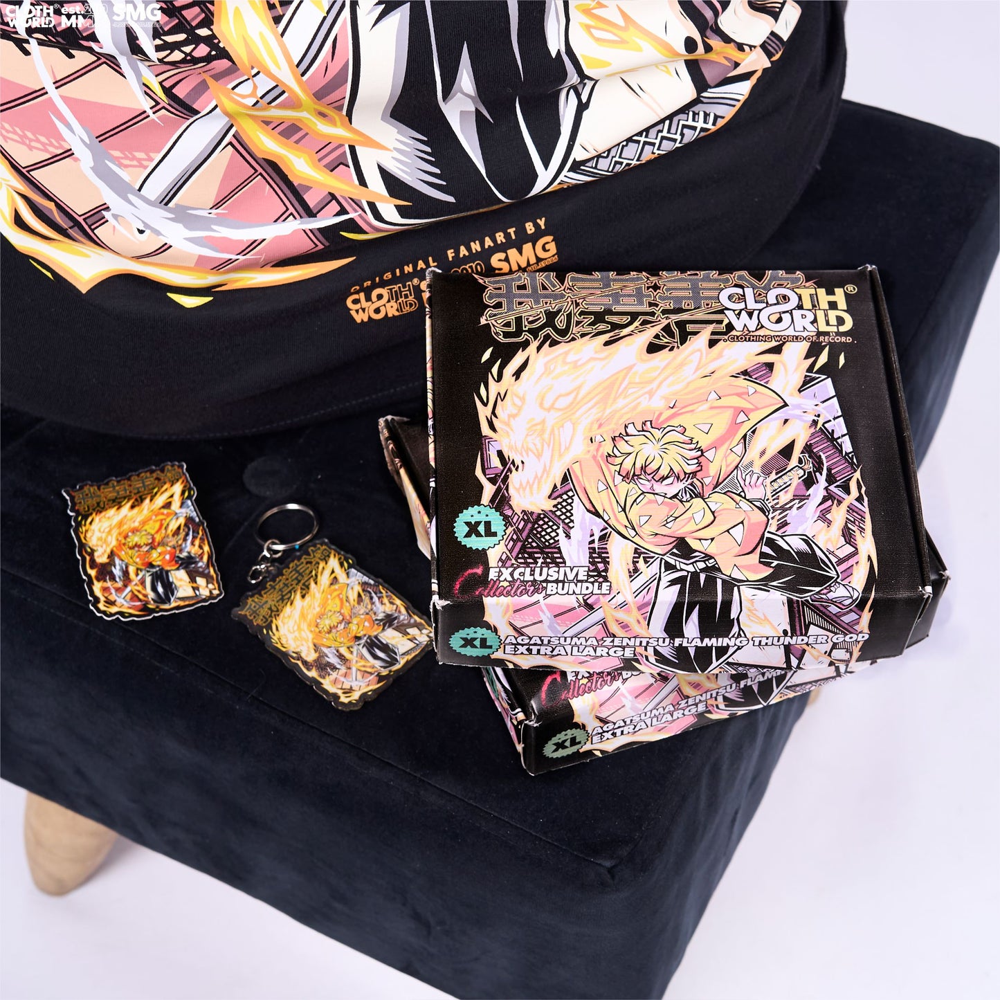 Agatsuma Zenitsu Flaming Thunder God T-Shirt