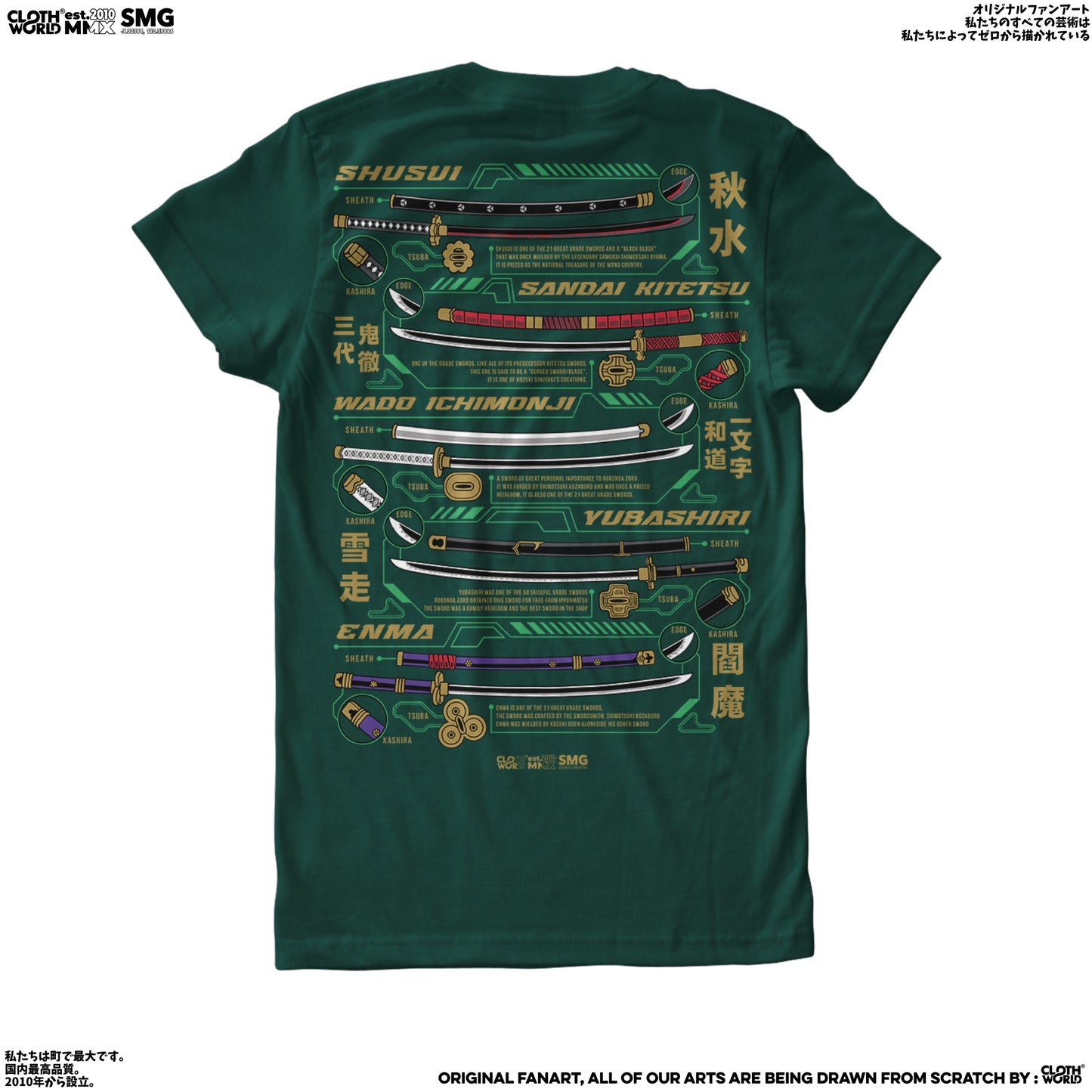 Roronoa Zoro's Katana T-Shirt