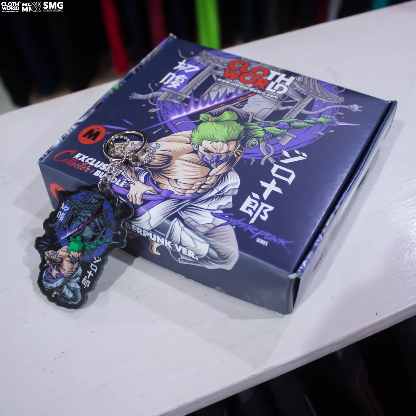 Roronoa Zoro Seppuku Cyberpunk T-Shirt