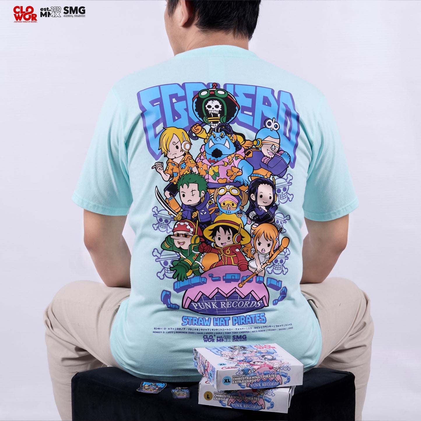 Chibi Strawhat Pirates Egghead Arc T-Shirt