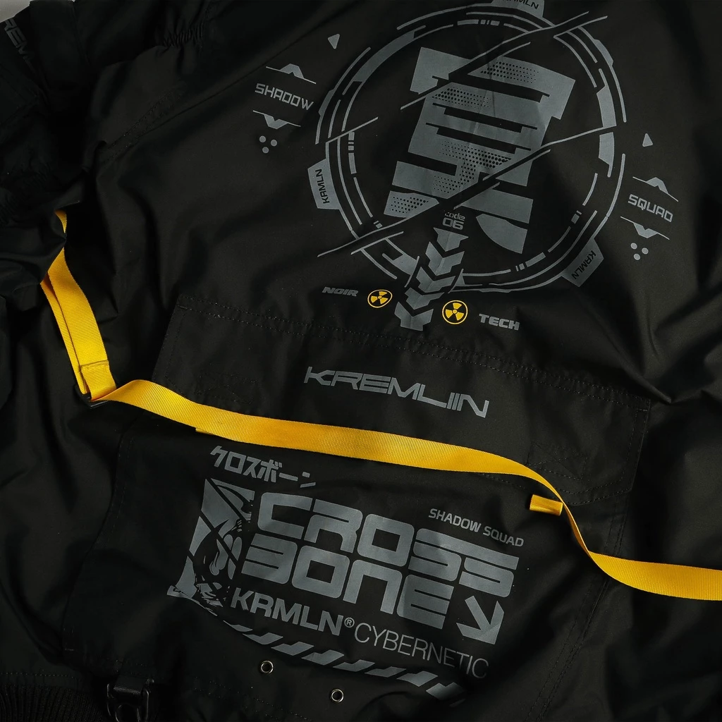 CROSSBONE Bomber jacket Black Tactical KREMLIN